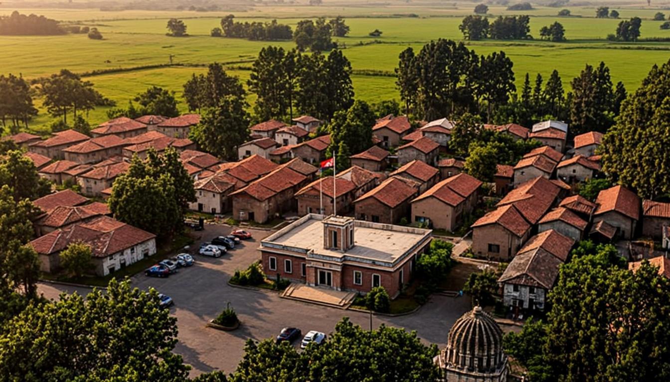 Khorajdabhi village landscape